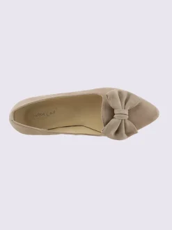 Ballerines cuir velours de chèvre