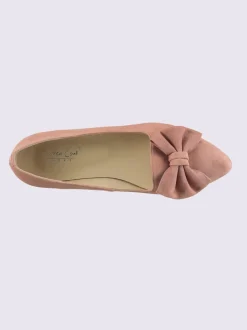 Ballerines cuir velours de chèvre