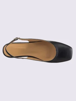 Ballerines ouvertes à l'arrière de fabrication espagnole