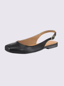Ballerines ouvertes à l'arrière de fabrication espagnole