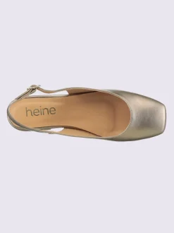 Ballerines ouvertes à l'arrière de fabrication espagnole