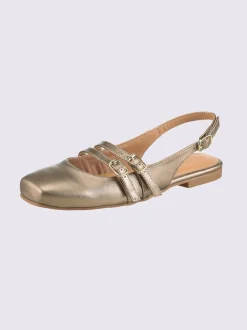 Ballerines ouvertes à l'arrière de fabrication espagnole