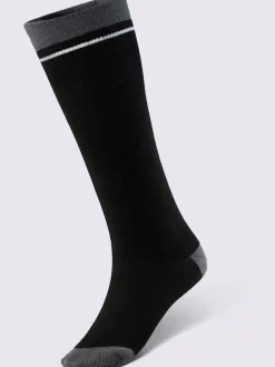 Bas de maintien hauteur du genou 60% coton