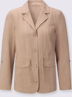 Blazer chemisier bel aspect chiné