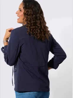 Blazer chemisier poches poitrine plaquées