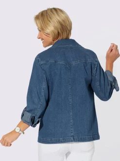Blazer en jean qualité coton doux sur la peau