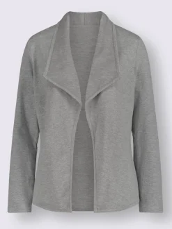 Blazer en jersey coupe ouverte affinante