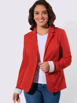 Blazer en jersey qualité jersey extensible, souple et confortable