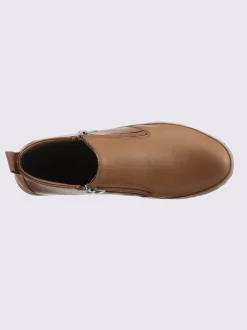 Bottine courte cuir nappa de vache