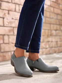 Bottine courte cuir vachette