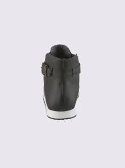 Bottine courte matière synthétique
