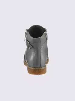 Bottines à lacets cuir nappa de vache