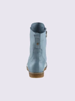 Bottines à lacets cuir nappa de vache