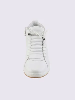 Bottines à lacets cuir nappa de vache