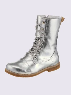 Bottines à lacets cuir nappa de vache