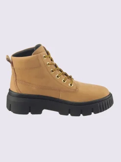 Bottines à lacets cuir vachette