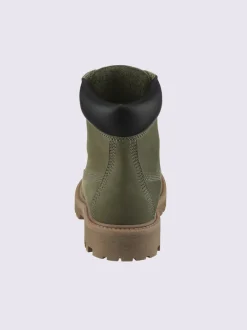 Bottines à lacets cuir vachette