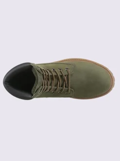 Bottines à lacets cuir vachette