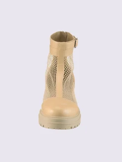 Bottines matière synthétique