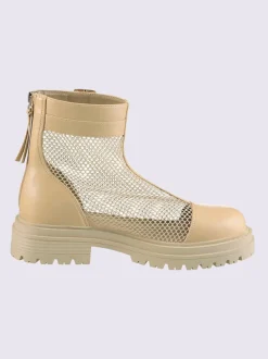 Bottines matière synthétique