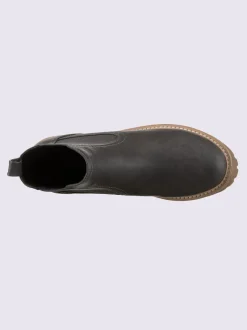 Bottines matière synthétique