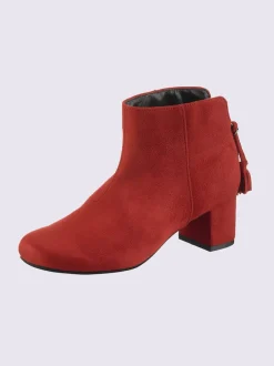 Bottines textile doux en synthétique velours