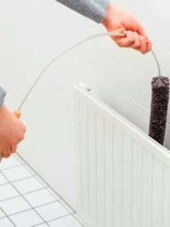 Brosse pour radiateur poils de chèvre fins