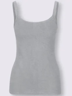 Chemise débardeur femme unie en jersey fin