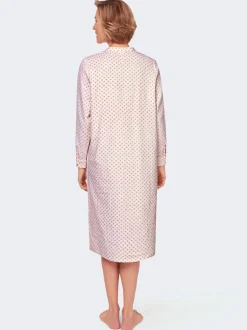Chemise de nuit flanelle tissée, grattée à l'intérieur et à l'extérieur