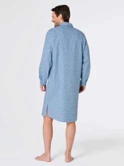 Chemise de nuit qualité finette tissée, grattée à l'intérieur et à l'extérieur