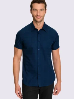 Chemise à manches courtes poche poitrine