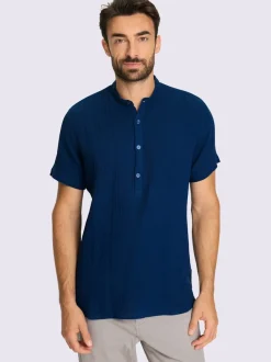 Chemise à manches courtes qualité mousseline