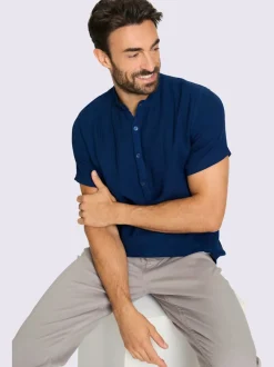 Chemise à manches courtes qualité mousseline