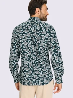 Chemise à manches longues imprimé tendance