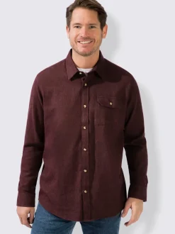 Chemise à manches longues toucher très doux