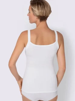 Chemise soutien-gorge côtes fines