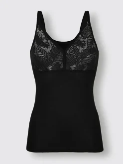 Chemise soutien-gorge sans armatures côtes fines