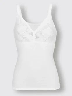 Chemise soutien-gorge sans armatures côtes fines