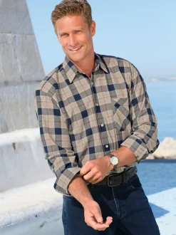 Chemise superbes motifs à carreaux