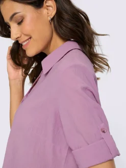 Chemisier en coton 30% de lin