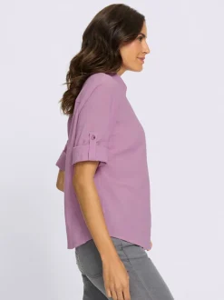 Chemisier en coton 30% de lin