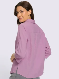 Chemisier en coton 30% de lin