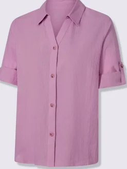 Chemisier en coton 30% de lin