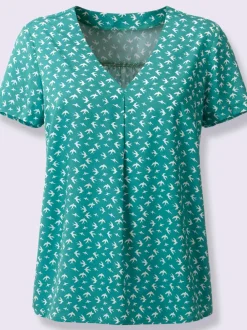 Chemisier en coton motif rayé