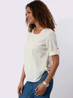 Chemisier à enfiler qualité coton doux sur la peau
