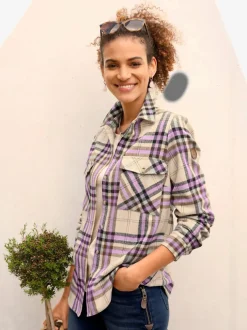 Chemisier en flanelle pur coton