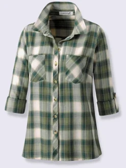 Chemisier en flanelle pur coton