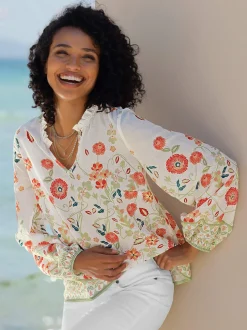 Chemisier imprimé floral