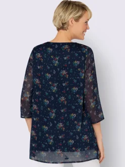 Chemisier long aspect 2 en 1 tendance