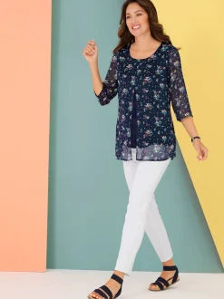 Chemisier long aspect 2 en 1 tendance